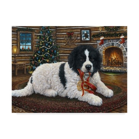 Jeff Tift 'Christmas Companion' Canvas Art,18x24